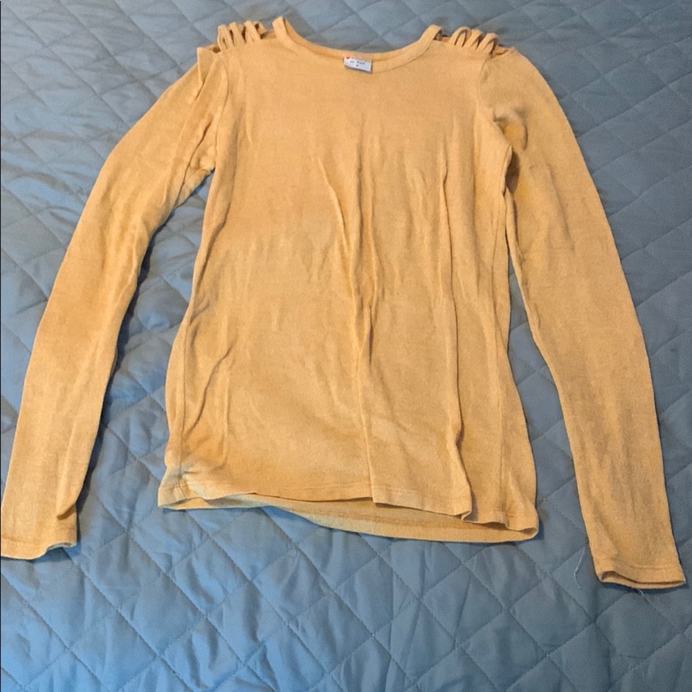 Essentials Long Sleeve Top - Yellow